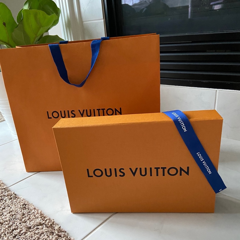 Louis Vuitton box and bag